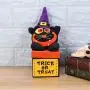 STOBOK Halloween Candy Box Smile Cat Candy Jar Cartoon Candy Holder Trick or Treat Box Cookie Storage Box for Halloween Kids Toddlers Gifts STOBOK Halloween Candy Box Smile Cat Candy Jar Cartoon Candy Holder Trick or Treat Box Cookie Storage Box for Halloween Kids Toddlers Gifts