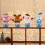 DICPOLIA Christmas Decor，Cute Candy Storage Can Decorate Home Gift Cookies Food Storage Jar