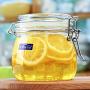 Tree House Food Storage Canisters, Small Glass Sealed jar Jam Container Member B Herbs Pot-A 500mlx2