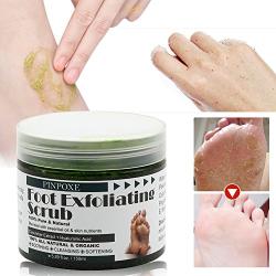 Foot Exfoliation, Foot Scrub, Foot mask to Remove Cornea, Foot Callus Remover, Natural exfoliator Dry Skin Remover softens for Thick Cracked Dry Heel feet, Dead Skin Remover Baby feet, 150g