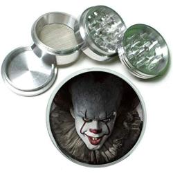 Scary Clown Horror Classic Halloween Aluminum Tobacco Herb Spice Grinder