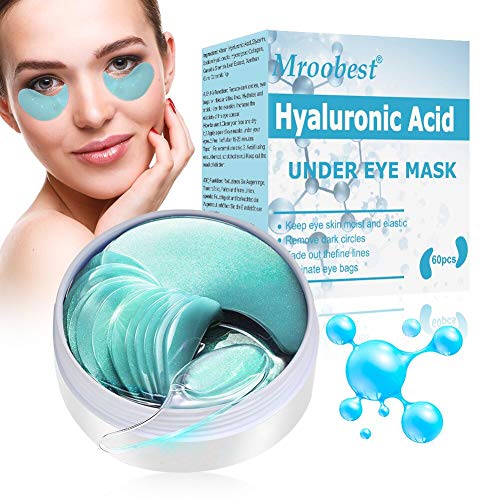 Under Eye Patches, Eye Treatment Mask, Collagen Eye Mask, Under Eye Mask with Anti-Aging Hyaluronic Acid for Reducing Dark Circles Puffiness Wrinkles, Under Eye Bags Treatment - 30 Pairs