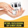 Lauer Retinol Moisturizer for Face and Eye area | Anti Aging Cream with Hyaluronic Acid, 2.5% Active Retinol and Vitamin E | Reduces Appearance of Wrinkles and Fine lines | Best Day and Night Face Cre