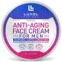 LUXOL Anti-Aging Face Cream Moisturizer for Men, Natural and Organic Anti Aging Cream To Reduce Puffiness, Wrinkles, Dark Circles, Crows Feet and Under Eye Bags 2oz