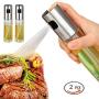 | Storage Bottles & Jars | 2Pcs/Set Stainless Steel Olive Oil Vinegar Sprayers Pump Glass Bottle Set Oil Pot Can for Kitchen Cooking, Baking, Grilling Tool | by HUDITOOLS | 1 PCs