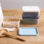 YTF-Food storage box, plastic storage tank (PP material), multi-grain storage box 3 sets easy to clean