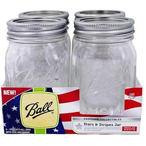 Canning Jar Pt Usa4pk