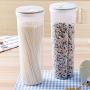 Polytree Food Container Storage, Pasta Storage Jars Box Multifunction Spaghetti Containers Noodle Tub Dispenser Snacks Organizer With Lids Light Green