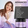 Thena Night Cream Best Anti Aging Wrinkle Face Cream With Vitamin A (Retinol) E & C Hyaluronic Acid Regenerating Collagen For Women & Men