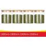 Bouteilles de Rangement en Verre Yl Ly Transparente avec Couvercle en Bambou - Ensemble de 4 Pièces - Idéal pour le Miel et les Aliments - Diamètre 10cm Bouteilles de Rangement en Verre Yl Ly Transparente avec Couvercle en Bambou - Ensemble de 4 Pièces - Idéal pour le Miel et les Aliments - Diamètre 10cm