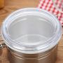 Enterest Coffee Bean Canister Easy to Stack for compact Storage Airtight Container Preserves Food Freshness 6 Sizes Stainless Steel Material Storage Jar (6 Sizes)