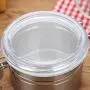 Eintopf-Kaffeebehälter, stapelbar für kompakte Aufbewahrung, luftdichter Behälter, schützt Lebensmittel, Frische, 6 Größen, Edelstahl-Aufbewahrungskrüge (6 Größen)