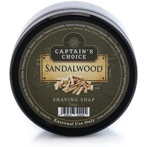 Captains Choice Sandalwood Shaving Soap 5 Ounces