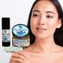 Diva Milia Treatment Set, Helps Dissolve and Reduce Milia, With Salicylic Acid, Sandalwood, Olive Squalene, Face Scrubbies and Face Cream Set