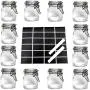 12 X MINI GLASS CLIP TOP SPICE STORAGE PRESERVING JARS CONTAINER CANISTERS (Clear) by Eurotrade W Ltd 12 X MINI GLASS CLIP TOP SPICE STORAGE PRESERVING JARS CONTAINER CANISTERS (Clear) by Eurotrade W Ltd