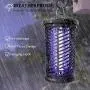 Elektro-Mücken-Zapper, 4200V Wasserdichter Mücken-Zapper, Insektentrappe für Innenbereich, Außenbereich, Insektenvernichter für Terrasse, Garten, Zuhause