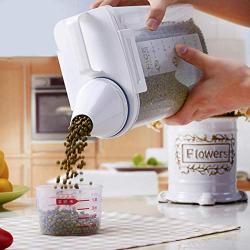 Liuliuniu Sealed Jar Kitchen Plastic Tanks Rice Storage Bucket Food Snack Grain Boxes Food Storage & Organization Sets