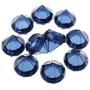 Healthcom 50 Pcs 5 Gram Diamond shaped Clear Jars Cosmetic Makeup Empty Plastic Jars Cosmetic Samples with Lids Trial Case Refillable Storage Box Cosmetics Lotion Cream Eyeshadow Container(Royal Blue)