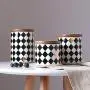 Household Ceramics Sealed Cans Creative Grain Storage Tank Kitchen Storage Box Jar Coffee Can Wood Cover Tea Bottle Storage Jars,Wide Household Ceramics Sealed Cans Creative Grain Storage Tank Kitchen Storage Box Jar Coffee Can Wood Cover Tea Bottle Storage Jars,Wide