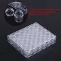 Bouteilles Transparentes en Plastique, 30pcs, Petites Boîtes Rondes Translucides pour Stockage de Perles et Bijoux. Bouteilles Transparentes en Plastique, 30pcs, Petites Boîtes Rondes Translucides pour Stockage de Perles et Bijoux.