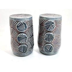 Salt and Pepper Shakers - Ceramic Spice Jars - Spice Storage Containers - Kitchen Decor