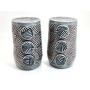 Salt and Pepper Shakers - Ceramic Spice Jars - Spice Storage Containers - Kitchen Decor