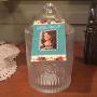 The Pioneer Woman Adeline Clear Mini Storage Jar,3.5 in X 6.25 in.