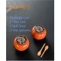 Ceramic Ashtray,Persimmon Decorative Boxes Kaki Food Bins Canisters Portable Tea Cans Jewelry Box Candy Storage Organization Sets Cookie Jars Canisters 60g Mini Gift Xmas (double)