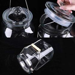 Storage Container - Rice Cylinder Glass Jar And Sealing Cover Thickened, Moisture-Proof, Multi-Functional Transparent Sealed Can