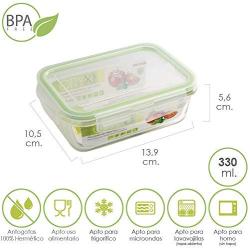 ORYX Storage Container, 330 mL, Green, 10 x 14 x 6 cm