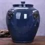 Ceramic Pottery Cereal Containers Canister Cookie Jar With Lids, Airtight Food Storage Containers Bins Large For Kitchen Pantry Organization Flour Rice Candy Bulk, 10L, 21x20cm Ceramic Pottery Cereal Containers Canister Cookie Jar With Lids, Airtight Food Storage Containers Bins Large For Kitchen Pantry Organization Flour Rice Candy Bulk, 10L, 21x20cm