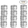 | Storage Bottles & Jars | 12pcs/set Clear Lid Magnetic Spice Tin Jar Stainless Steel Spice Sauce Storage Container Jars Kitchen Condiment Holder Houseware | by HUDITOOLS | 1 PCs