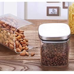 WANGLXST Food Storage Container, Storage Tank Set, Good Sealing, Dried Fruit Bottle Milk Powder Sealed Cans Sealed Bottle Storage Jar, Transparent