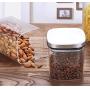 WANGLXST Food Storage Container, Storage Tank Set, Good Sealing, Dried Fruit Bottle Milk Powder Sealed Cans Sealed Bottle Storage Jar, Transparent