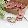 32pcs Rose Gold Screw Top Aluminum Tin Jars Tins Empty Container with Screw Lid and Blank Marking Labels 32pcs Rose Gold Screw Top Aluminum Tin Jars Tins Empty Container with Screw Lid and Blank Marking Labels