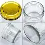 Bouteilles en verre transparentes Encheng de 12 oz (340 ml) avec couvercles (dorés), Petites bouteilles à épices pour herbes, gelées, confitures, avec large goulotte – Bouteilles Mason en verre pour le stockage de la cuisine – 20 unités… Bouteilles en verre transparentes Encheng de 12 oz (340 ml) avec couvercles (dorés), Petites bouteilles à épices pour herbes, gelées, confitures, avec large goulotte – Bouteilles Mason en verre pour le stockage de la cuisine – 20 unités…