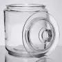 Glas Cookie Jar oder Süßigkeitenbehälter oder Münzenbehälter mit Glasdeckel, 1 Gallonen Old Fashioned Klarer Runder Lagerbehälter