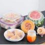 Silicone Stretch Lids, Silicone Food Covers 6 Pack, BPA Free, Kitchen Silicone Bowl Food Cover Silicone lids Fit Various Shape of Containers, Dishes, Bowls,Jars, Safe in Dishwasher/Microwave/Freezer