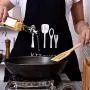Küchengewürzbox/Gewürzebehälter mit Tablett-Kombination Glas Gewürzflasche Öl Essig Gewürzflaschen (Farbe: B)