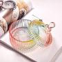 Nordisches Vintage Kristall Lagerbehälter Kreatives Klare Glas Süßigkeiten Tee Aufbewahrungsgläser Praktische Snacks Frische Dosen Küchendekorationen
