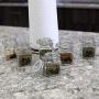 Home Basics Ludlow 3 oz. Glass Jar with Airtight Lid Clear Container Canister for Storage Organizer Spices, Herbs, Rubber Gasket, Gift Idea (ROSEMARY) Home Basics Ludlow 3 oz. Glass Jar with Airtight Lid Clear Container Canister for Storage Organizer Spices, Herbs, Rubber Gasket, Gift Idea (ROSEMARY)