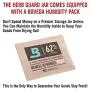 Herb Guard - 2 Oz Airtight Container and Smell Proof Stash Jar (1 Liter) Comes with Humidity Pack to Keep Contents Fresh for Months Herb Guard - 2 Oz Airtight Container and Smell Proof Stash Jar (1 Liter) Comes with Humidity Pack to Keep Contents Fresh for Months
