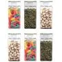 Takeya Freshlok Airtight Dry Food Storage Container Set, 6 Piece, Clear - 0.5 Quart/500ml/2.1 Cups
