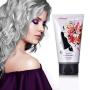 Verwischbare Haarfarbe – Haarstyling & Farbwachs für Halloween – Einfach auswaschbar – Schnelle Farbaufnahme – Schämt das Haar nicht (GRAU)