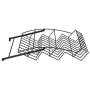 3-Tier Cabinet Spice Rack,Pull Down Elevated Jars Bottles Medicine Organizer Coated Iron Wire Kitchen Home Storage Shelf
