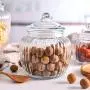 Bouteilles en verre Yl Ly Scellées avec Couvercle pour Stockage de Graines, Bonbons, Café, Grande Jarre (650+1500+1800ml)