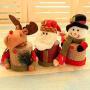 Yinpinxinmao Christmas Candy Box - Christmas Decoration Candy Jar Sugar Container Storage Box Candy Stroage Bottle Santa Claus Snowman Elk Candy Jar Snowman