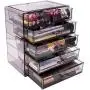 Sorbus Kosmetik Make-up und Schmuck Aufbewahrungsbox mit 4 großen und 2 kleinen Schubladen – platzsparender, stilvoller Acryl-Badezimmer-Organizer