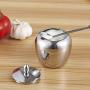Seasoning Jar, Maserfaliw Stainless Steel Sugar Spice Seasoning Jar Pot Condiment Container Kitchen Gadget - Silver, Recyclable, Suitable For Holiday Gifts In The Outing and Indoors.