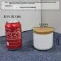 Contenant de stockage alimentaire 77L, 180 ml (6.08 fl oz) avec sac et couvercle en bois, design moderne, idéal pour épices, café, noix, etc. (Blanc) Contenant de stockage alimentaire 77L, 180 ml (6.08 fl oz) avec sac et couvercle en bois, design moderne, idéal pour épices, café, noix, etc. (Blanc)